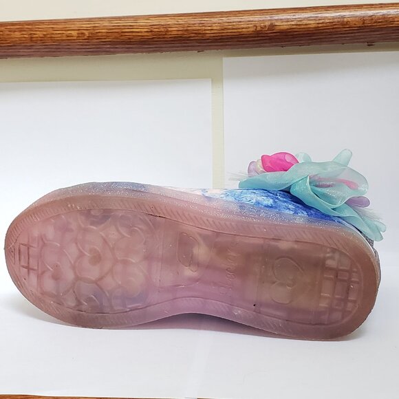 Twinkle Toes Bow Brights Light Up Hi Tops Sneaker - Picture 10 of 14